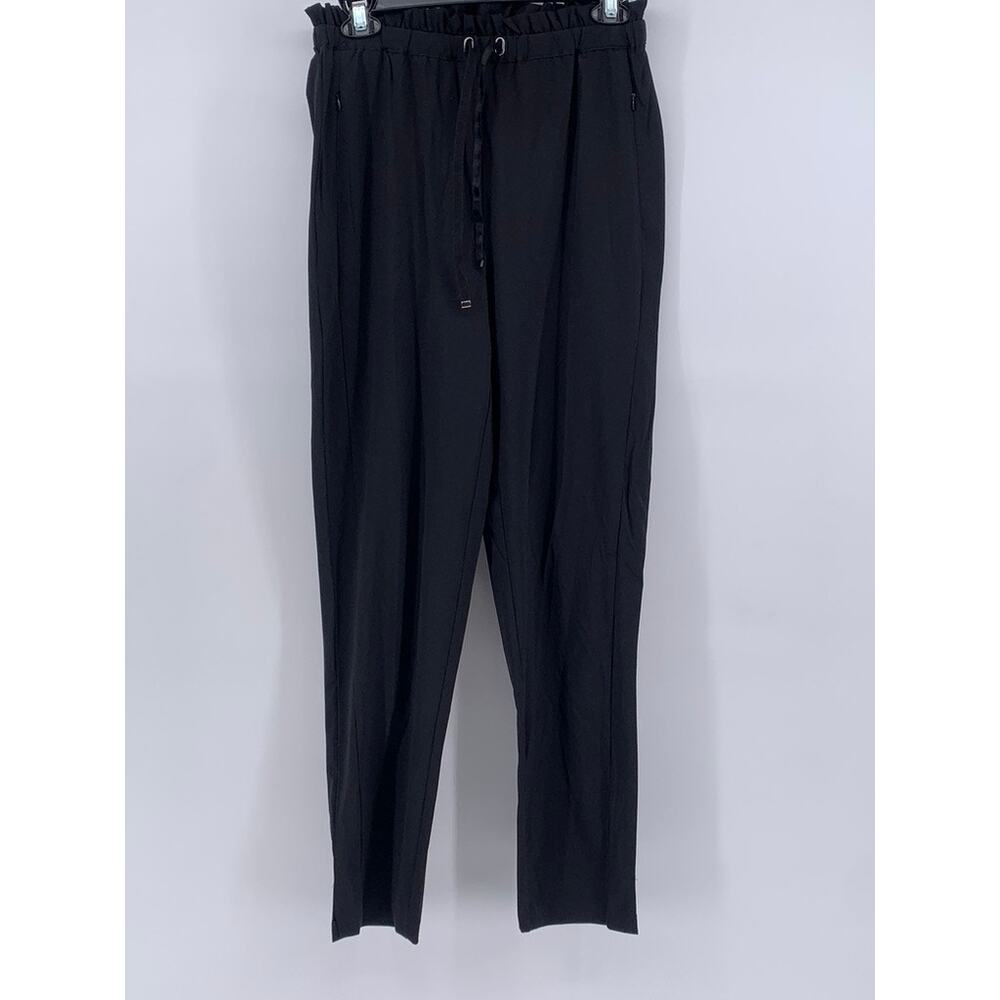 STUDIO BADGLEY MISCHKA Women's Black Ruffle-Waist Pants SZ XS